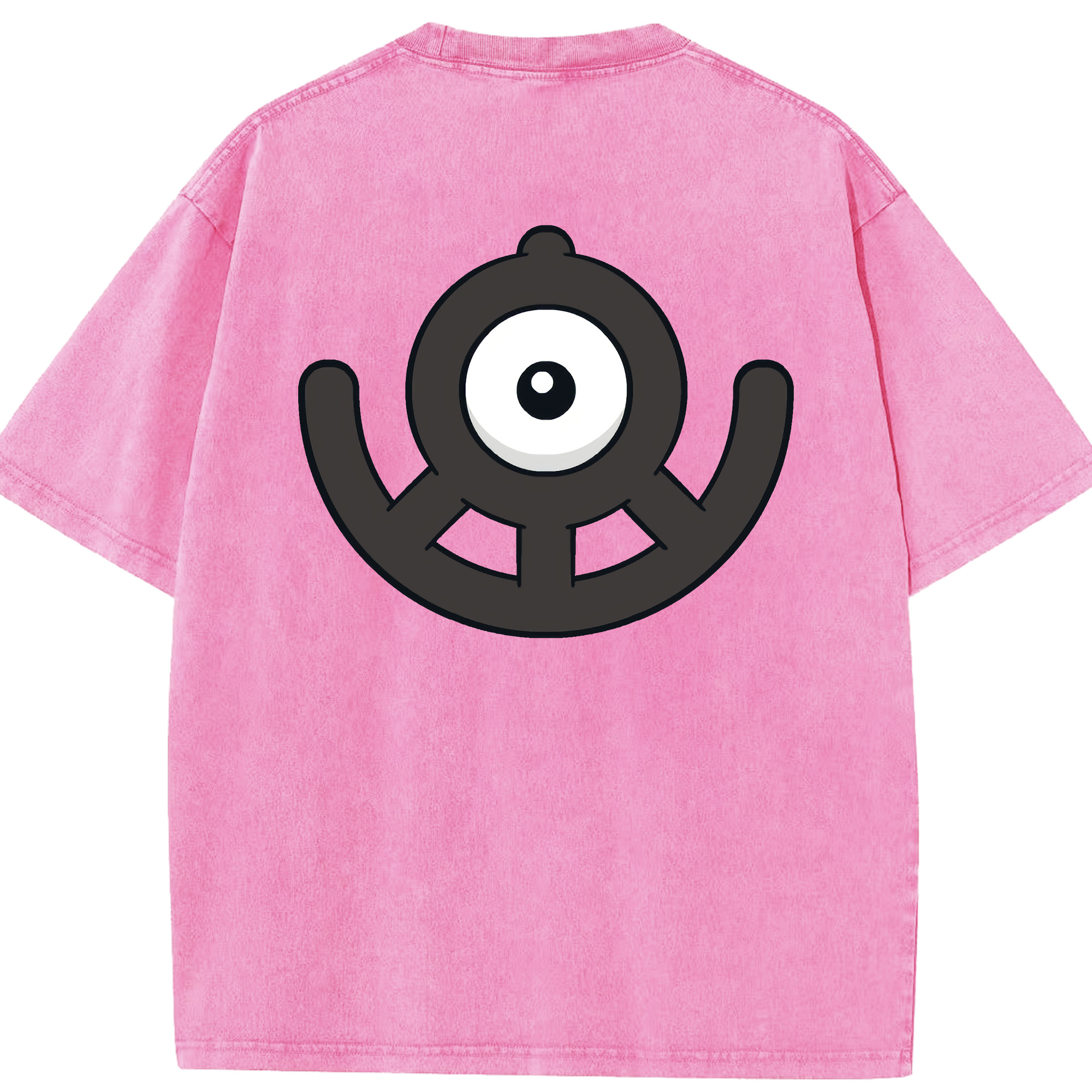（画像用） ポケットモンスター Pokémon 綿100% ヴィンテージ風 半袖Tシャツ（背面プリント）